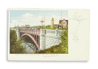 CARUSO, ENRICO. Archive of 17 postcards, each with an Autograph Note Signed, Caruso, ECaruso, Carusetto, Scatola or Scatolina